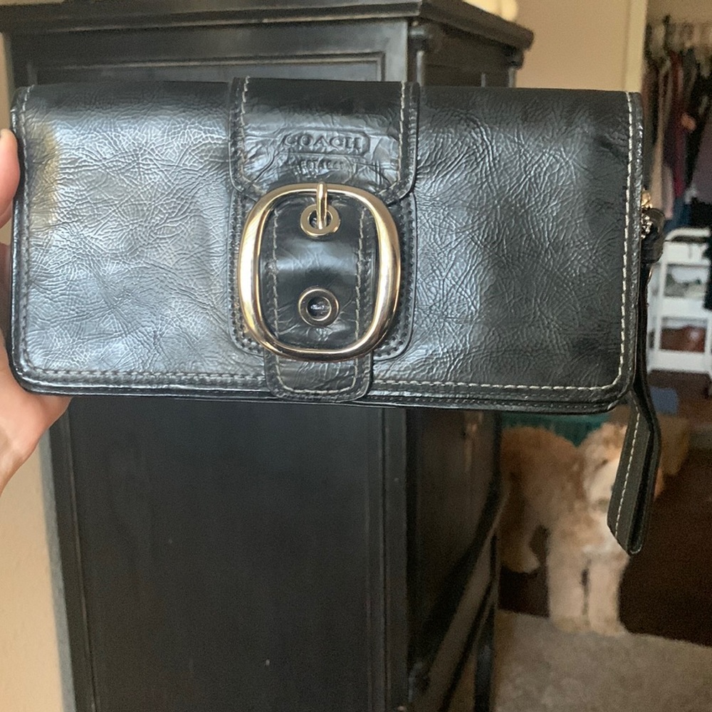 Coach purse Leather soho clutch